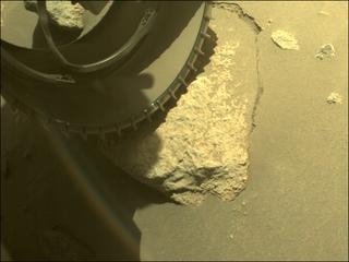 View image taken on Mars, Mars Perseverance Sol 292: Front Left Hazard Avoidance Camera (Hazcam)
