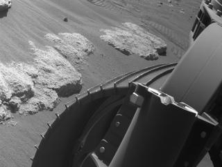 View image taken on Mars, Mars Perseverance Sol 292: Front Right Hazard Avoidance Camera (Hazcam)