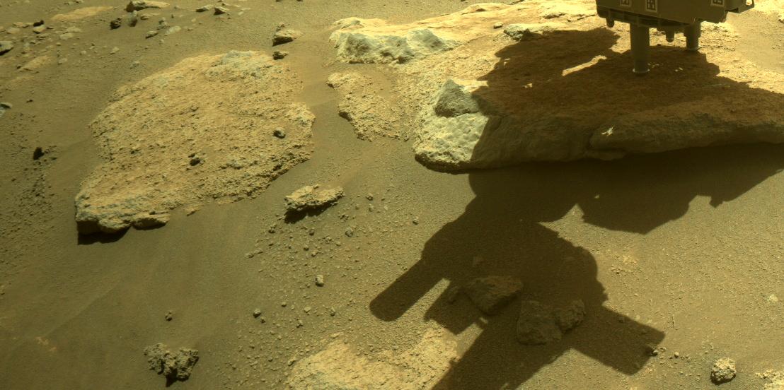 This image was taken by FRONT_HAZCAM_RIGHT_A onboard NASA's Mars rover Perseverance on Sol 292