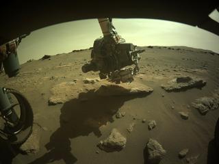 View image taken on Mars, Mars Perseverance Sol 293: Front Left Hazard Avoidance Camera (Hazcam)