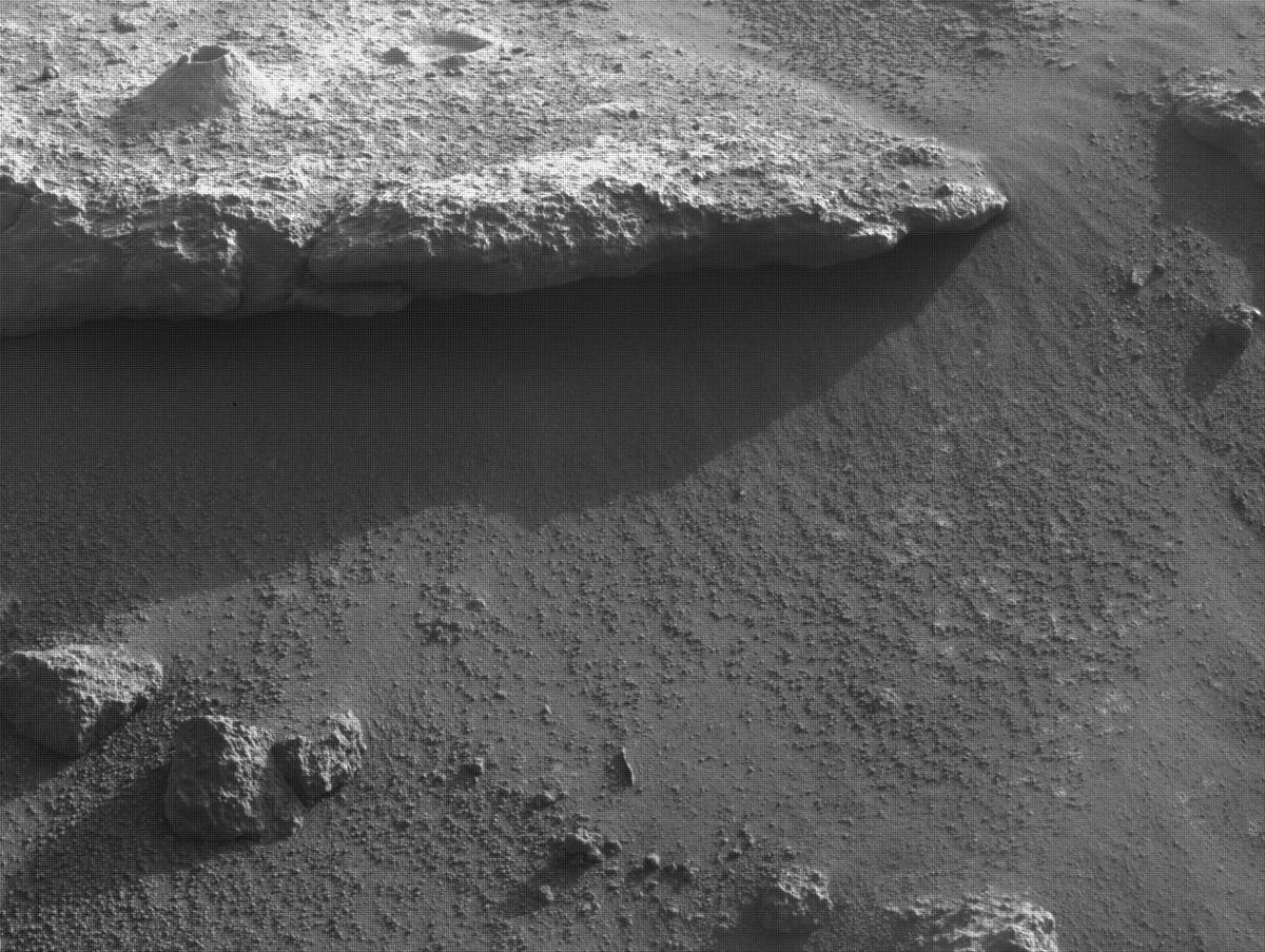 This image was taken by FRONT_HAZCAM_LEFT_A onboard NASA's Mars rover Perseverance on Sol 295