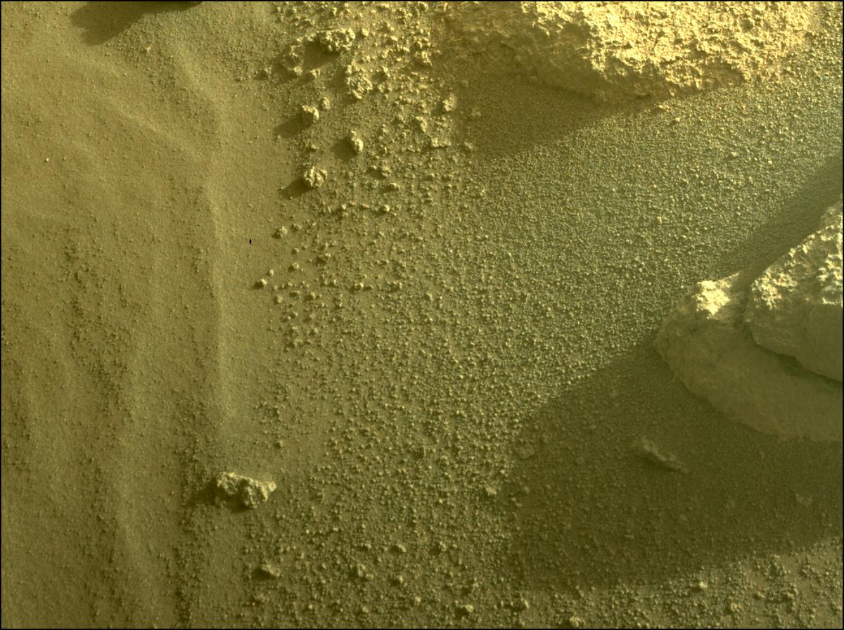 This image was taken by FRONT_HAZCAM_LEFT_A onboard NASA's Mars rover Perseverance on Sol 295