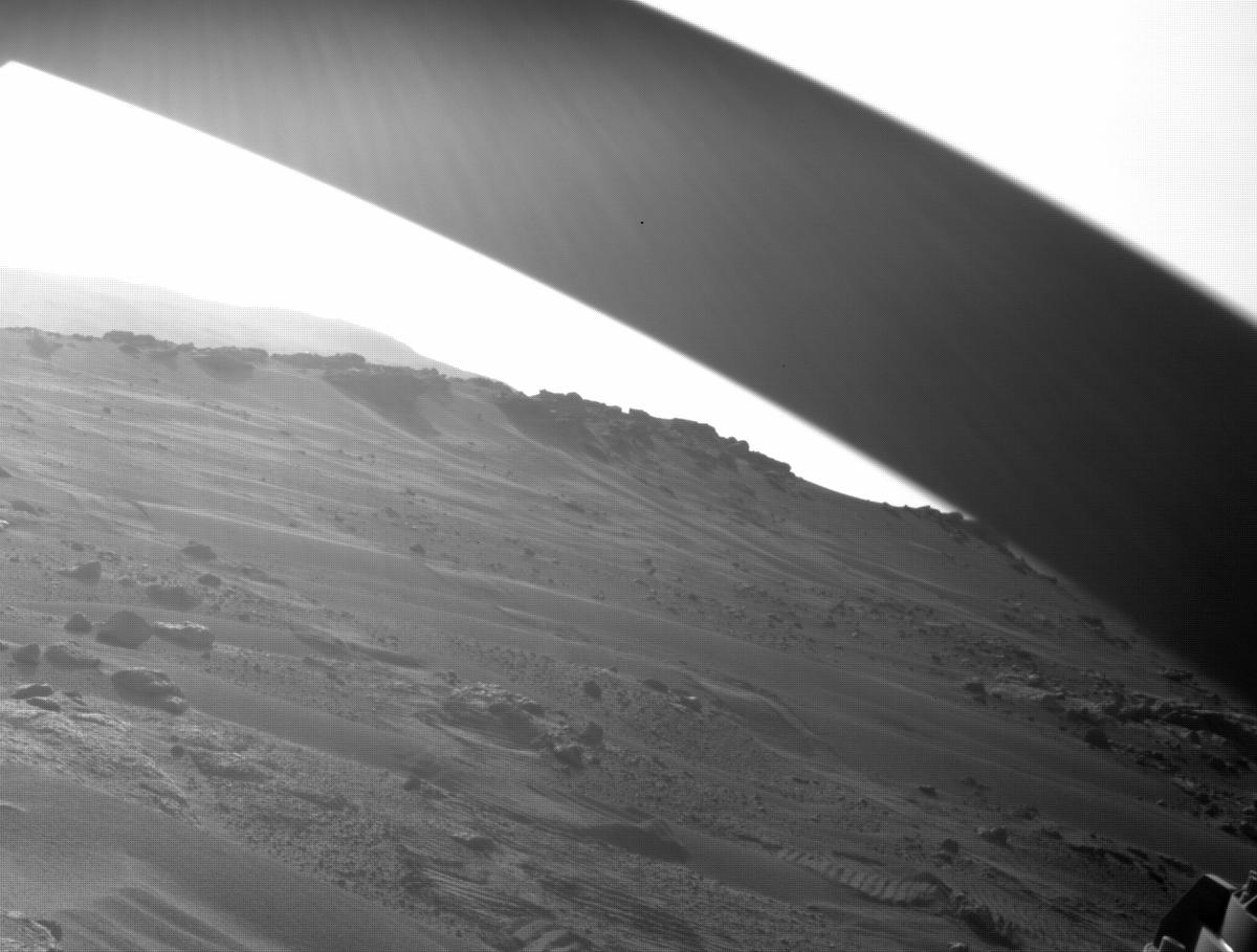 This image was taken by FRONT_HAZCAM_RIGHT_A onboard NASA's Mars rover Perseverance on Sol 295
