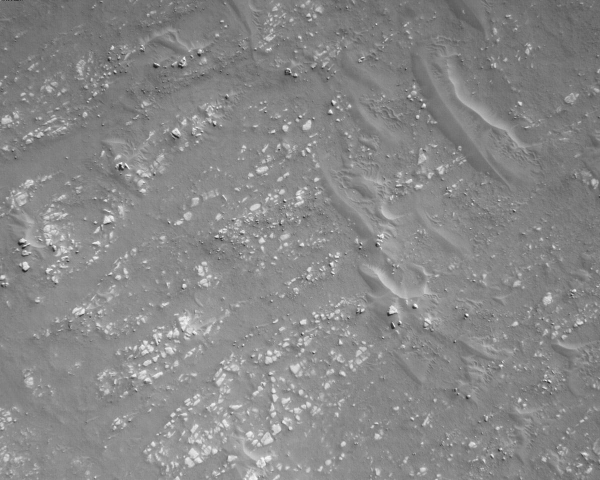 This image was taken by EDL_RDCAM onboard NASA's Mars rover Perseverance on Sol 300