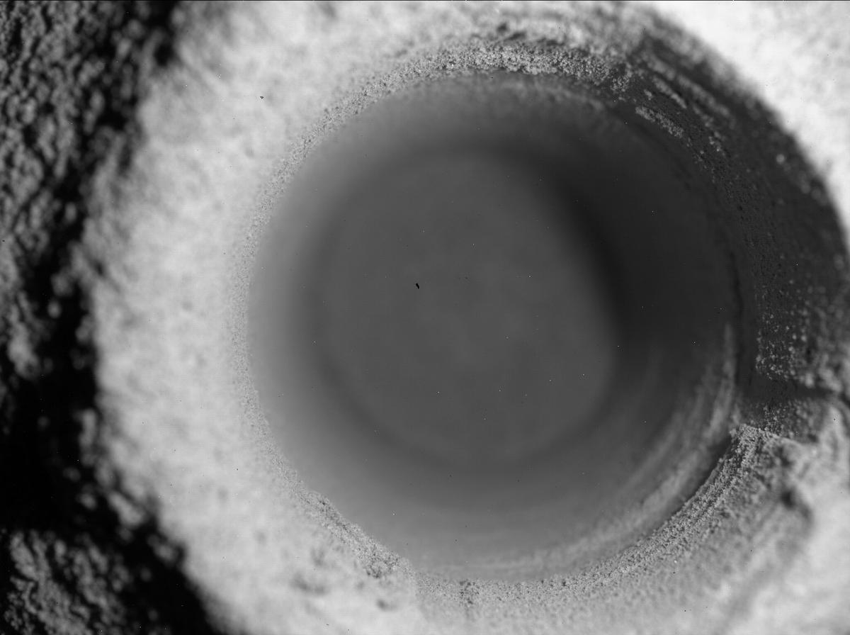 This image was taken by SHERLOC_WATSON onboard NASA's Mars rover Perseverance on Sol 303