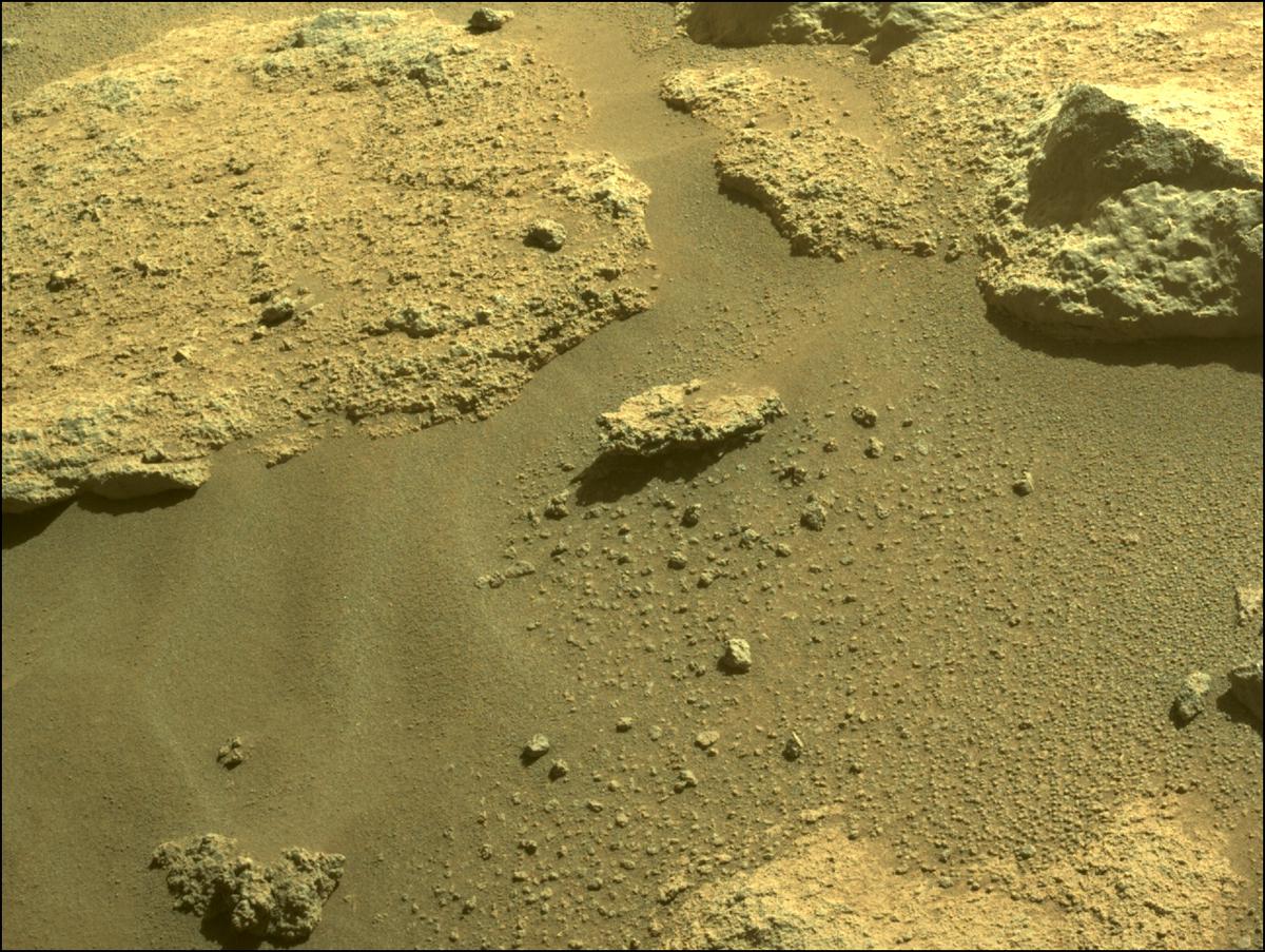 This image was taken by FRONT_HAZCAM_LEFT_A onboard NASA's Mars rover Perseverance on Sol 311