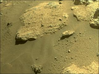 View image taken on Mars, Mars Perseverance Sol 311: Front Right Hazard Avoidance Camera (Hazcam)