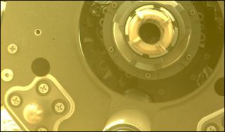 View image taken on Mars, Mars Perseverance Sol 314: Front Left Hazard Avoidance Camera (Hazcam)