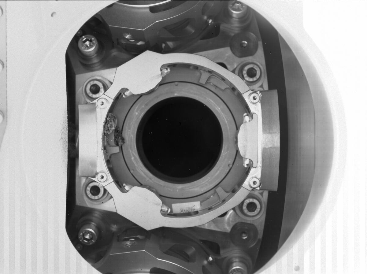 This image was taken by SHERLOC_WATSON onboard NASA's Mars rover Perseverance on Sol 314