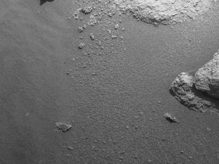 View image taken on Mars, Mars Perseverance Sol 315: Front Left Hazard Avoidance Camera (Hazcam)