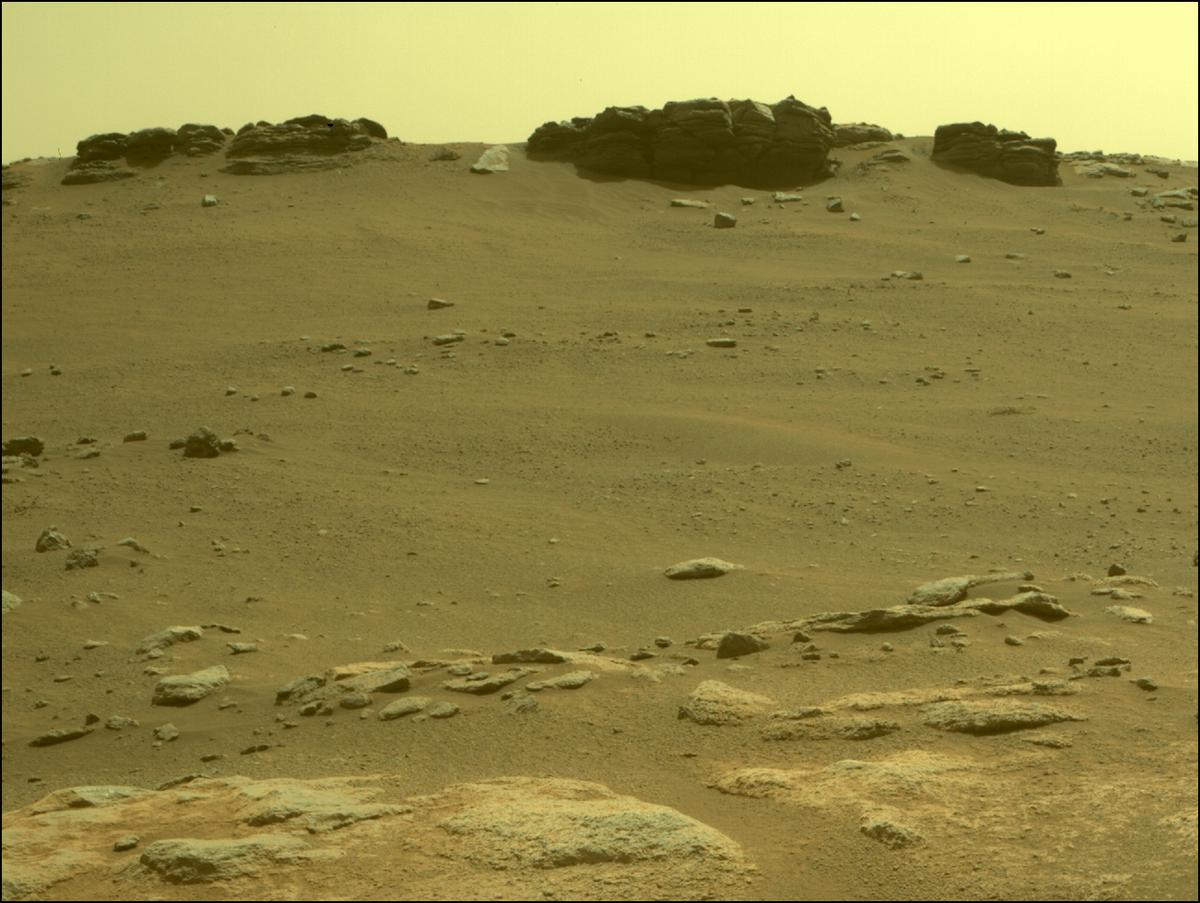 This image was taken by FRONT_HAZCAM_RIGHT_A onboard NASA's Mars rover Perseverance on Sol 315