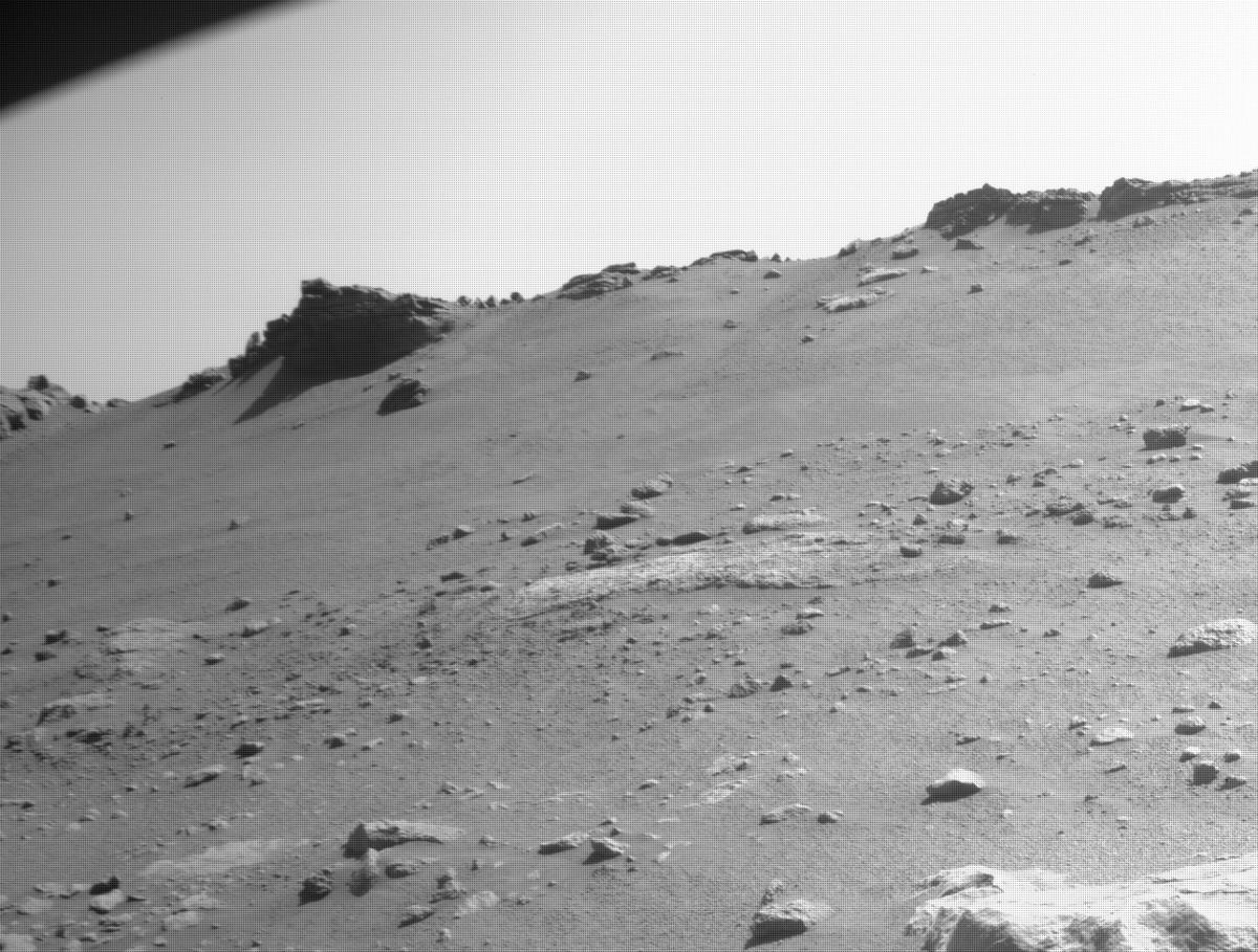 This image was taken by FRONT_HAZCAM_RIGHT_A onboard NASA's Mars rover Perseverance on Sol 320