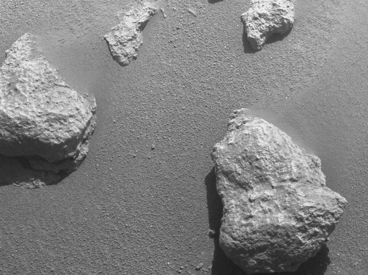 This image was taken by FRONT_HAZCAM_RIGHT_A onboard NASA's Mars rover Perseverance on Sol 320