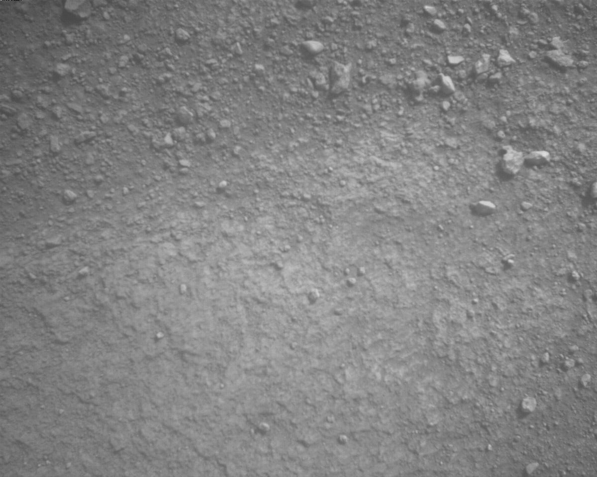 This image was taken by EDL_RDCAM onboard NASA's Mars rover Perseverance on Sol 321