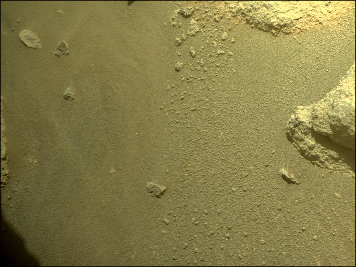 This image was taken by FRONT_HAZCAM_RIGHT_A onboard NASA's Mars rover Perseverance on Sol 322
