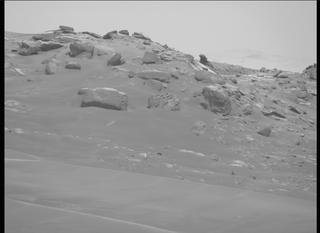 View image taken on Mars, Mars Perseverance Sol 323: Right Mastcam-Z Camera