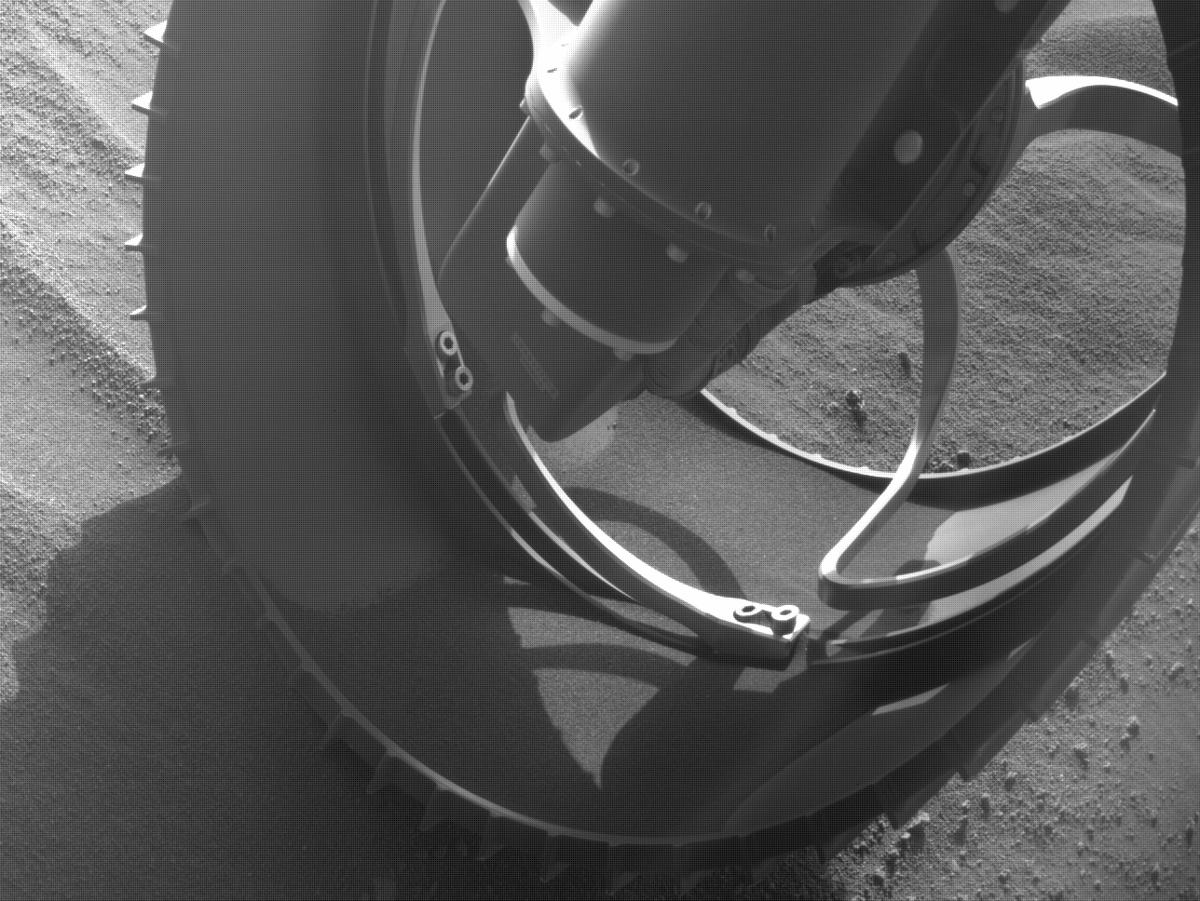 This image was taken by FRONT_HAZCAM_RIGHT_A onboard NASA's Mars rover Perseverance on Sol 325