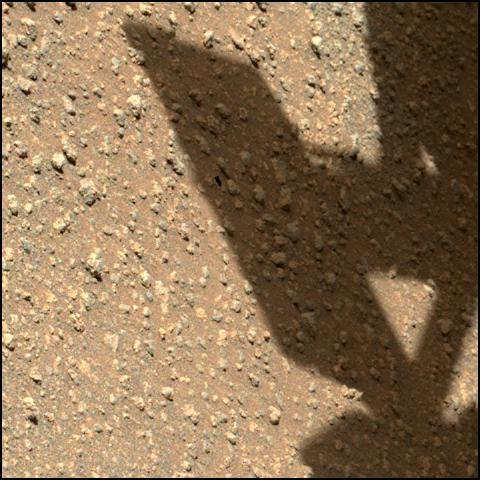 This image was taken by SHERLOC_WATSON onboard NASA's Mars rover Perseverance on Sol 325