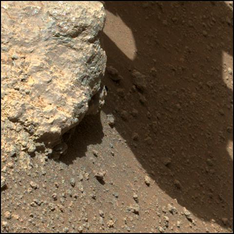 This image was taken by SHERLOC_WATSON onboard NASA's Mars rover Perseverance on Sol 325