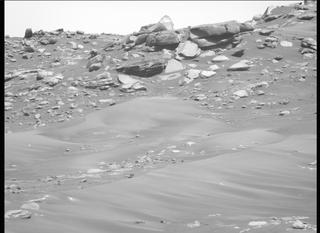 View image taken on Mars, Mars Perseverance Sol 325: Left Mastcam-Z Camera