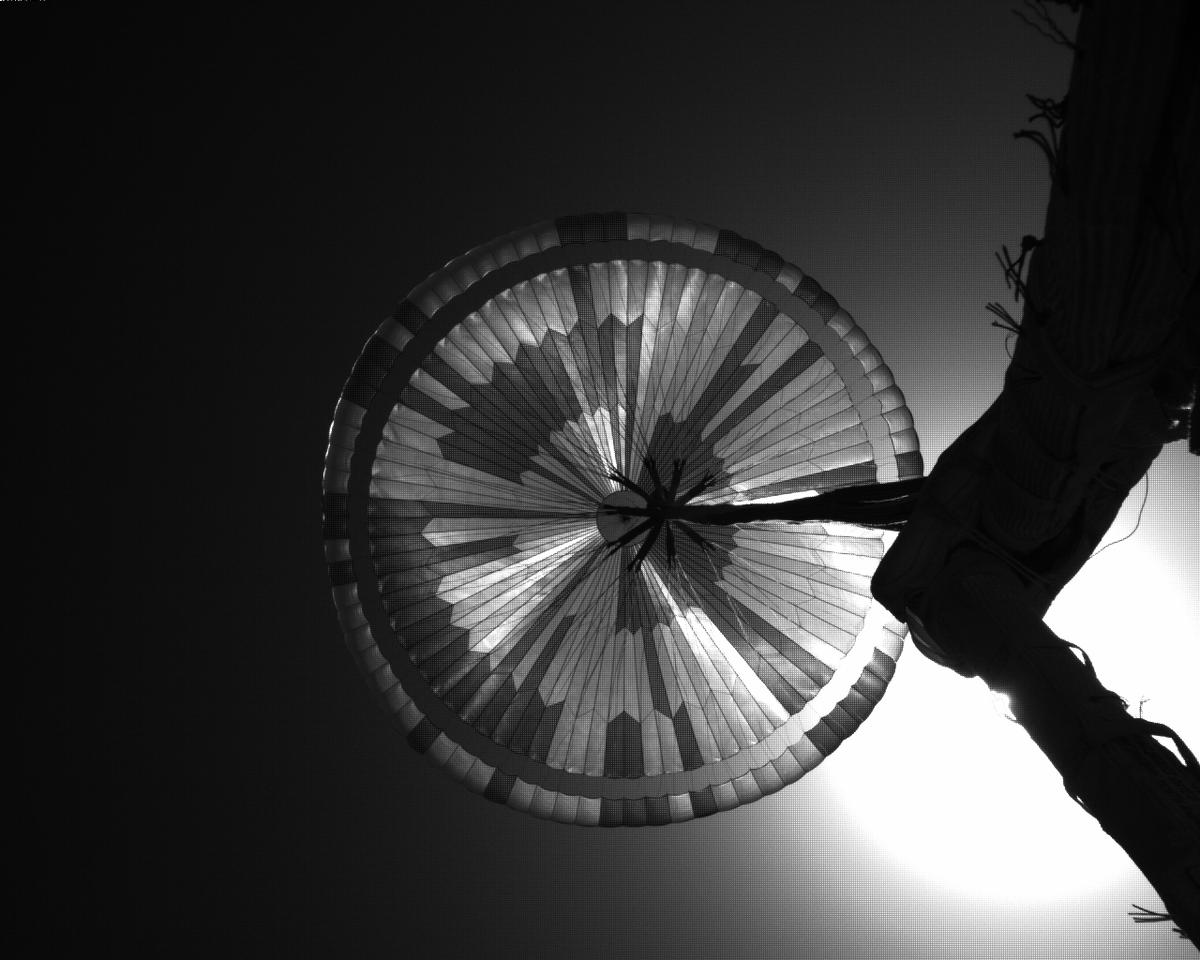 This image was taken by EDL_PUCAM2 onboard NASA's Mars rover Perseverance on Sol 328