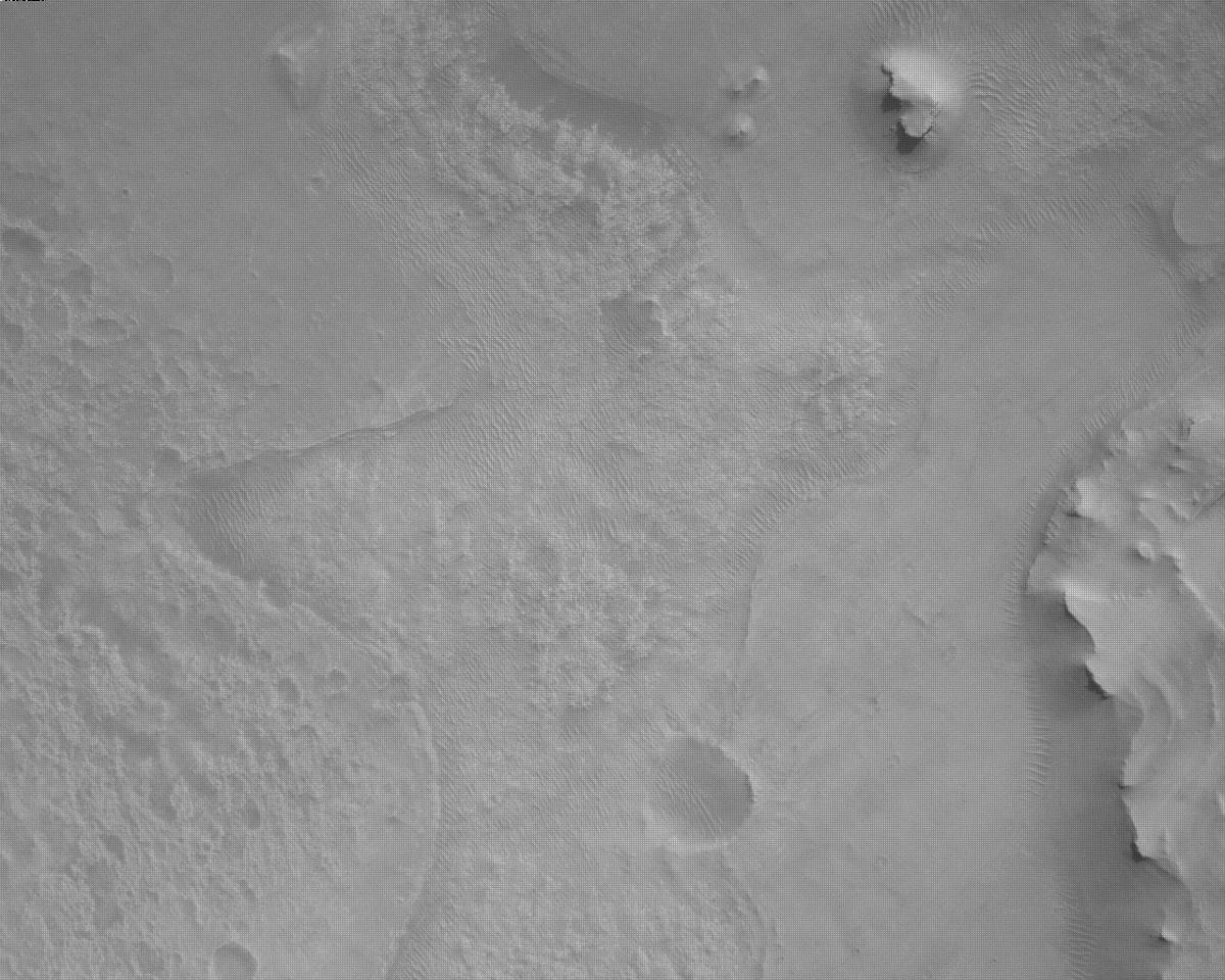 This image was taken by EDL_RDCAM onboard NASA's Mars rover Perseverance on Sol 328