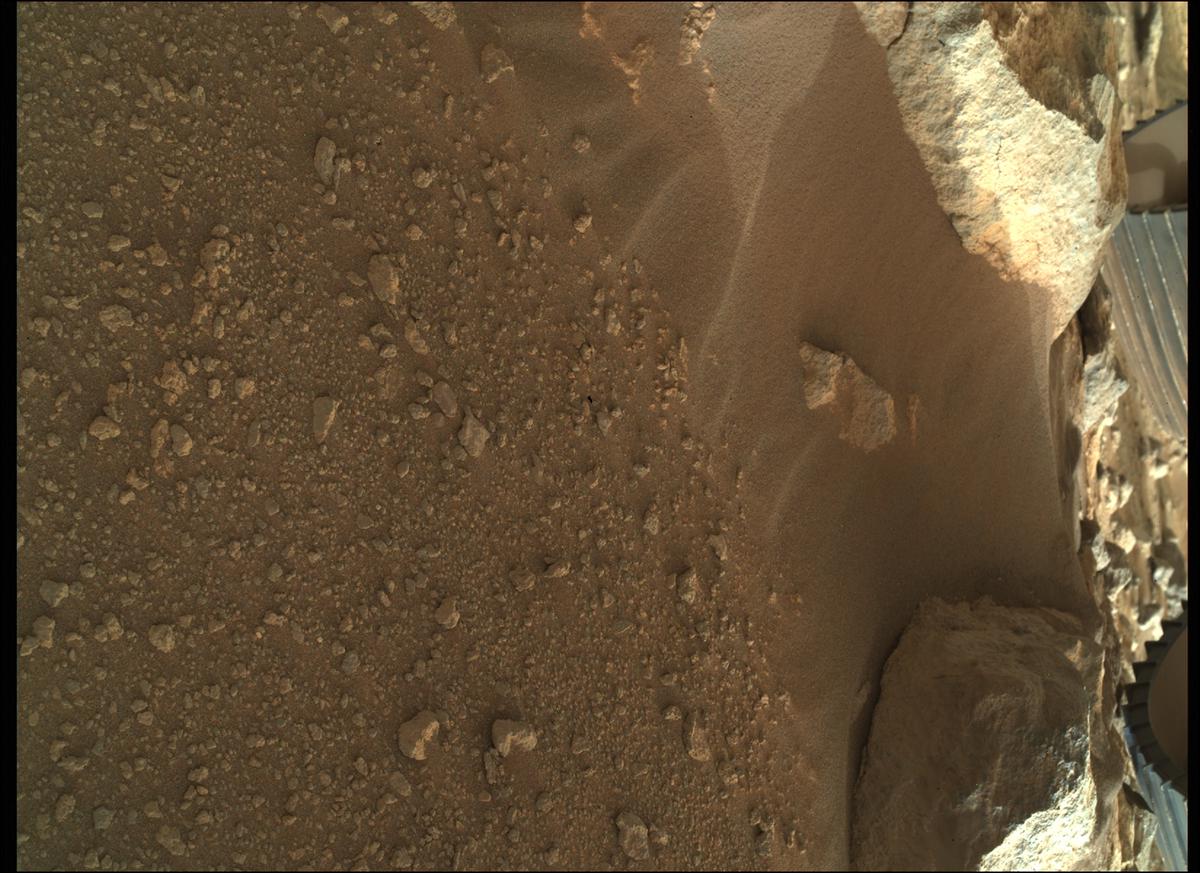 This image was taken by SHERLOC_WATSON onboard NASA's Mars rover Perseverance on Sol 330