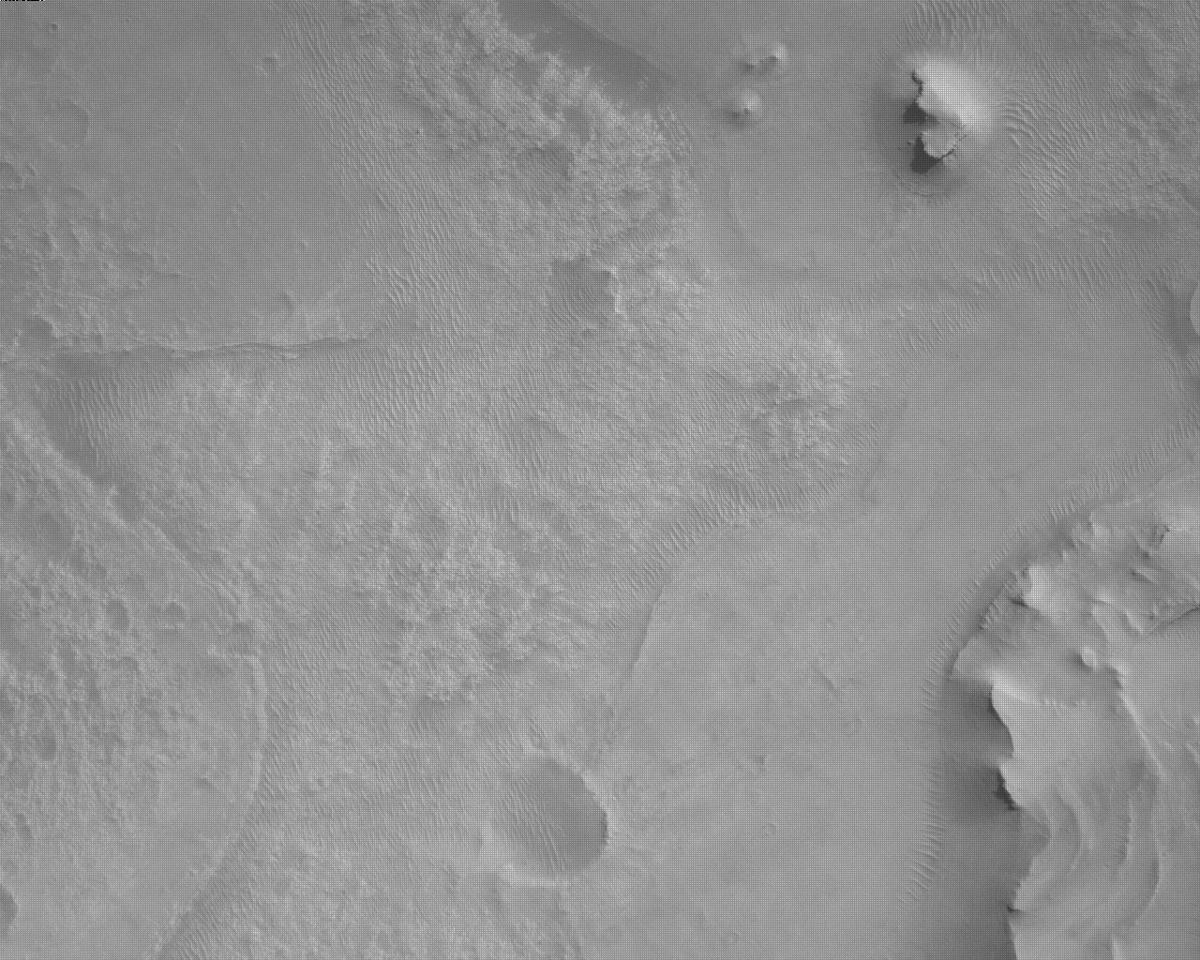 This image was taken by EDL_RDCAM onboard NASA's Mars rover Perseverance on Sol 332