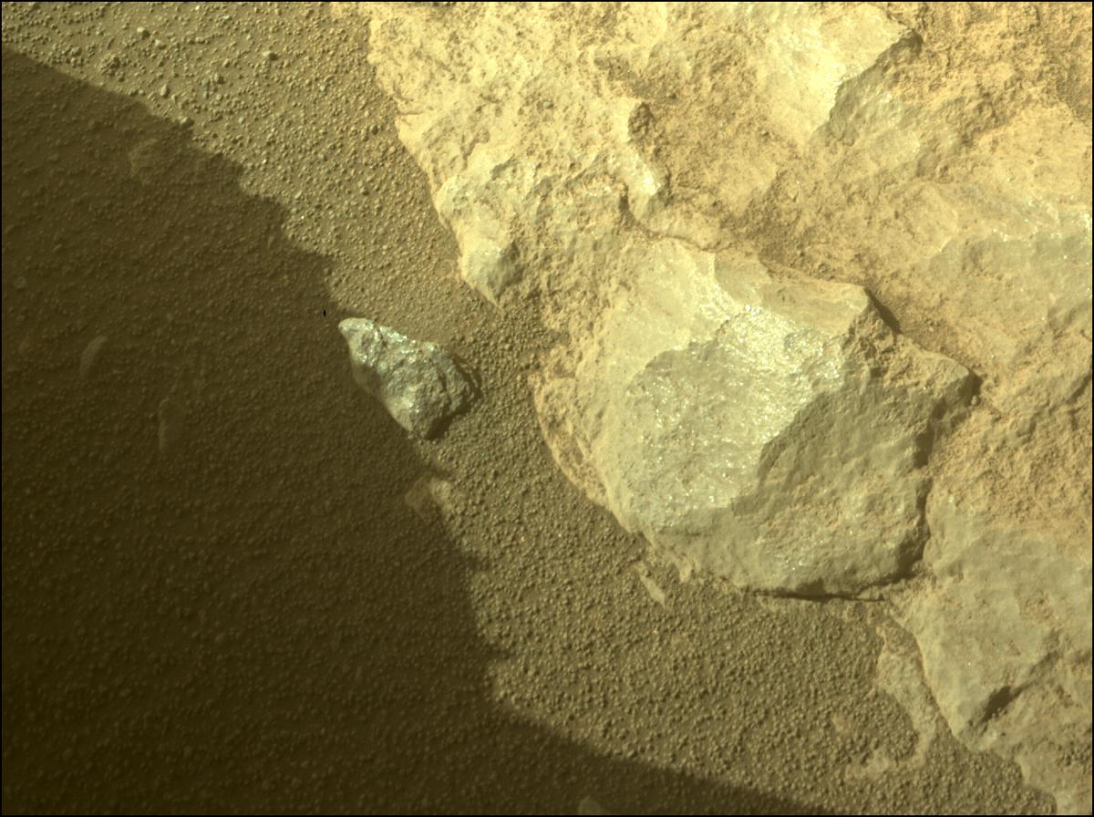 This image was taken by FRONT_HAZCAM_LEFT_A onboard NASA's Mars rover Perseverance on Sol 333