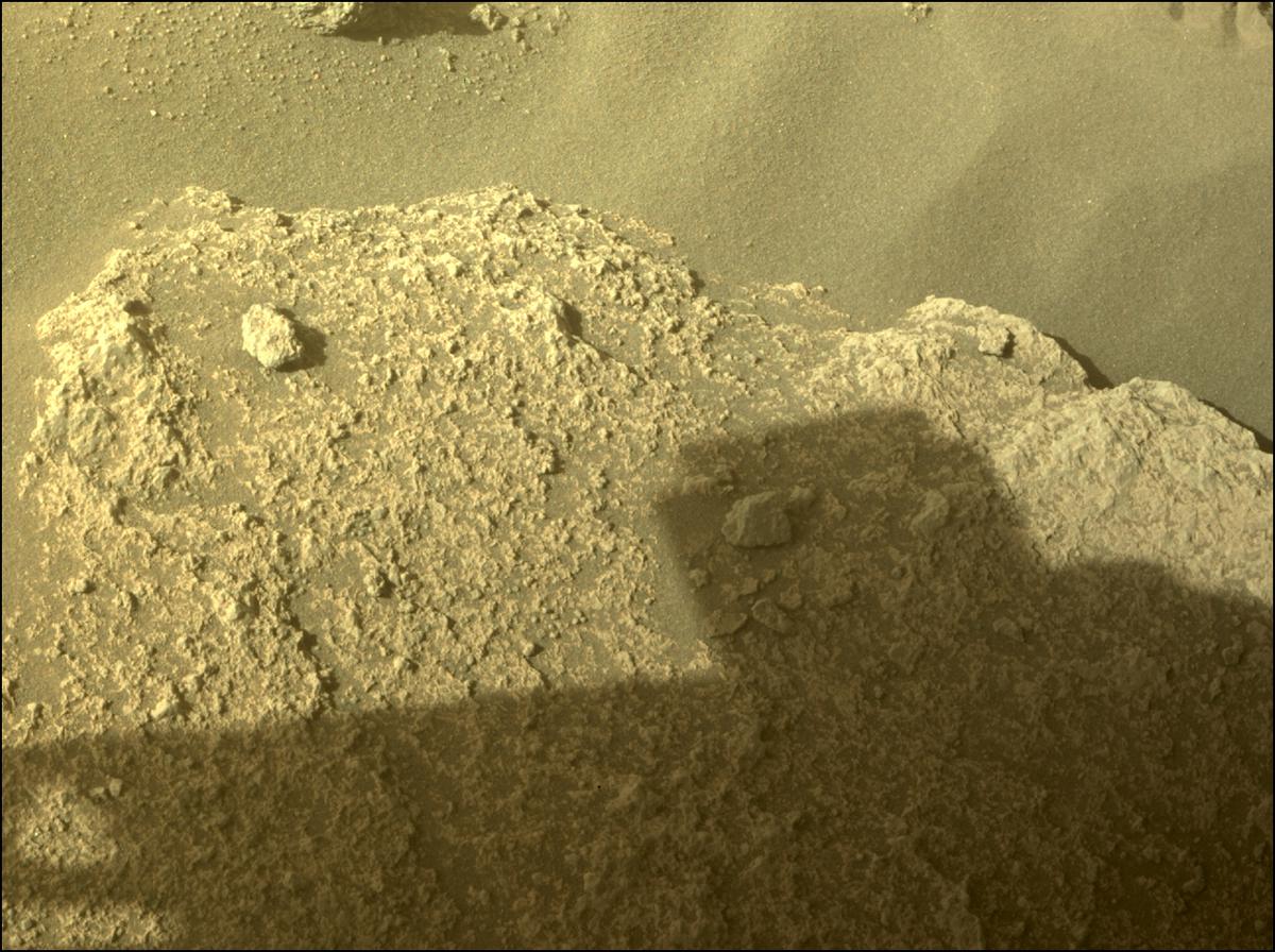 This image was taken by FRONT_HAZCAM_RIGHT_A onboard NASA's Mars rover Perseverance on Sol 333