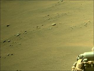 View image taken on Mars, Mars Perseverance Sol 334: Right Navigation Camera (Navcam)