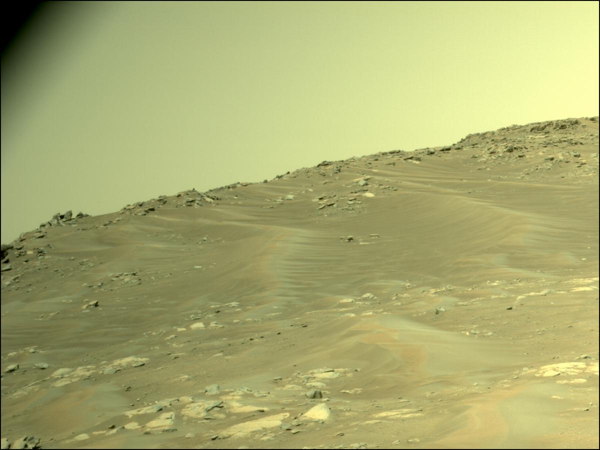 This image was taken by NAVCAM_RIGHT onboard NASA's Mars rover Perseverance on Sol 334