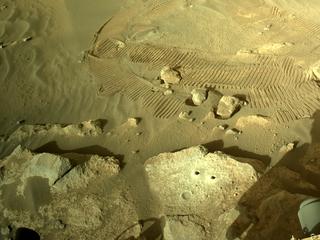 View image taken on Mars, Mars Perseverance Sol 335: Left Navigation Camera (Navcam)