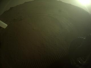 View image taken on Mars, Mars Perseverance Sol 335: Rear Right Hazard Avoidance Camera (Hazcam)