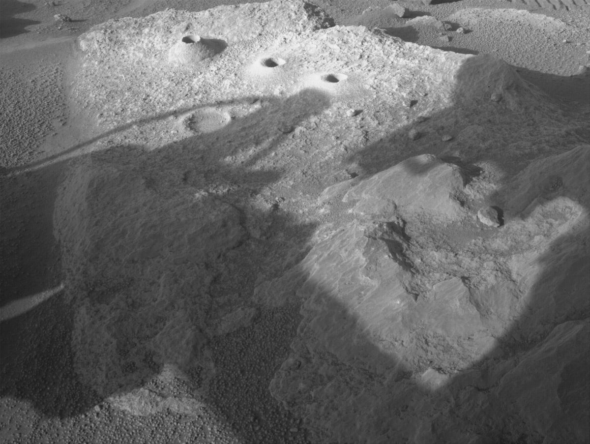 This image was taken by FRONT_HAZCAM_RIGHT_A onboard NASA's Mars rover Perseverance on Sol 337