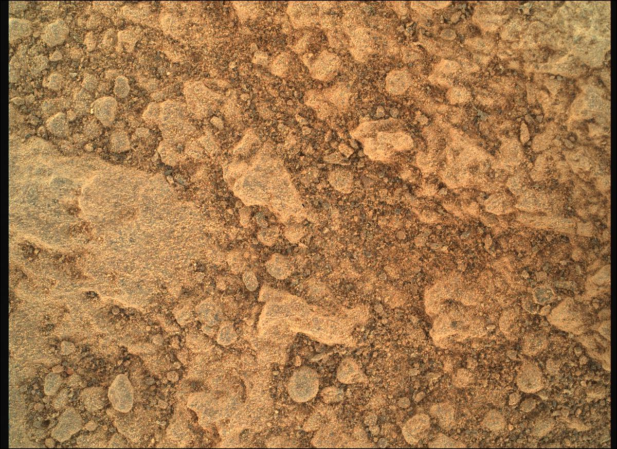 This image was taken by SHERLOC_WATSON onboard NASA's Mars rover Perseverance on Sol 337