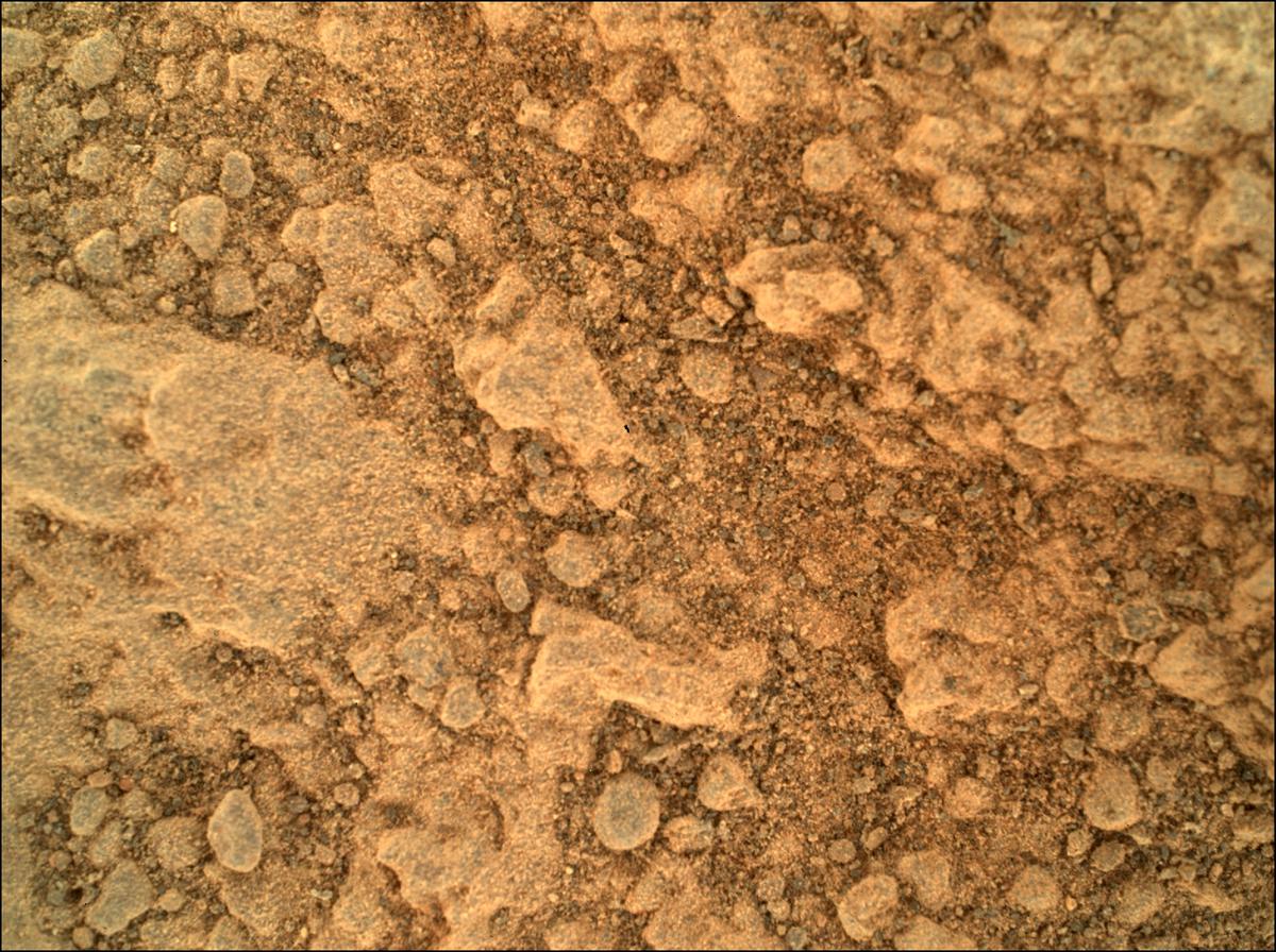 This image was taken by SHERLOC_WATSON onboard NASA's Mars rover Perseverance on Sol 337