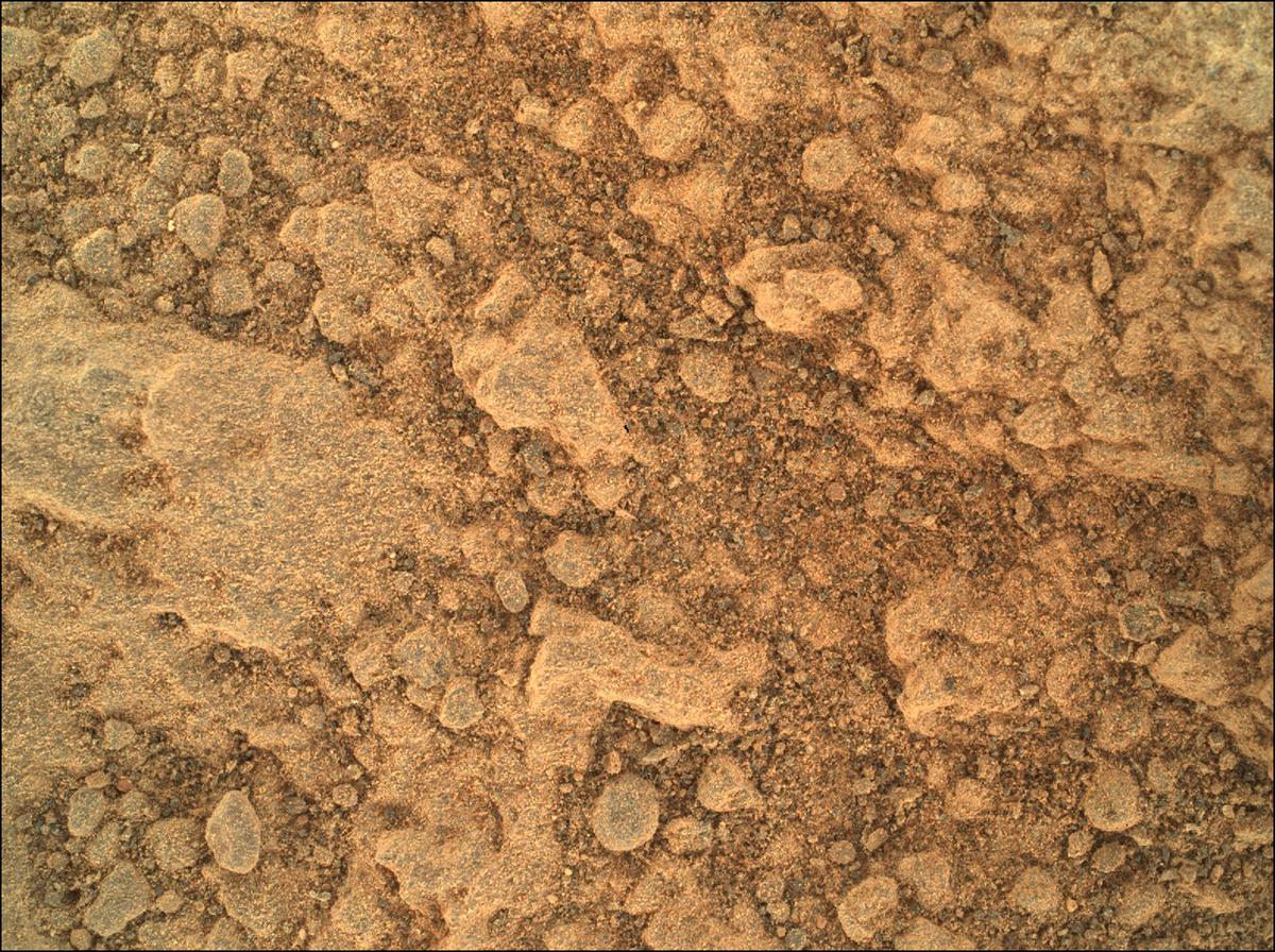 This image was taken by SHERLOC_WATSON onboard NASA's Mars rover Perseverance on Sol 337