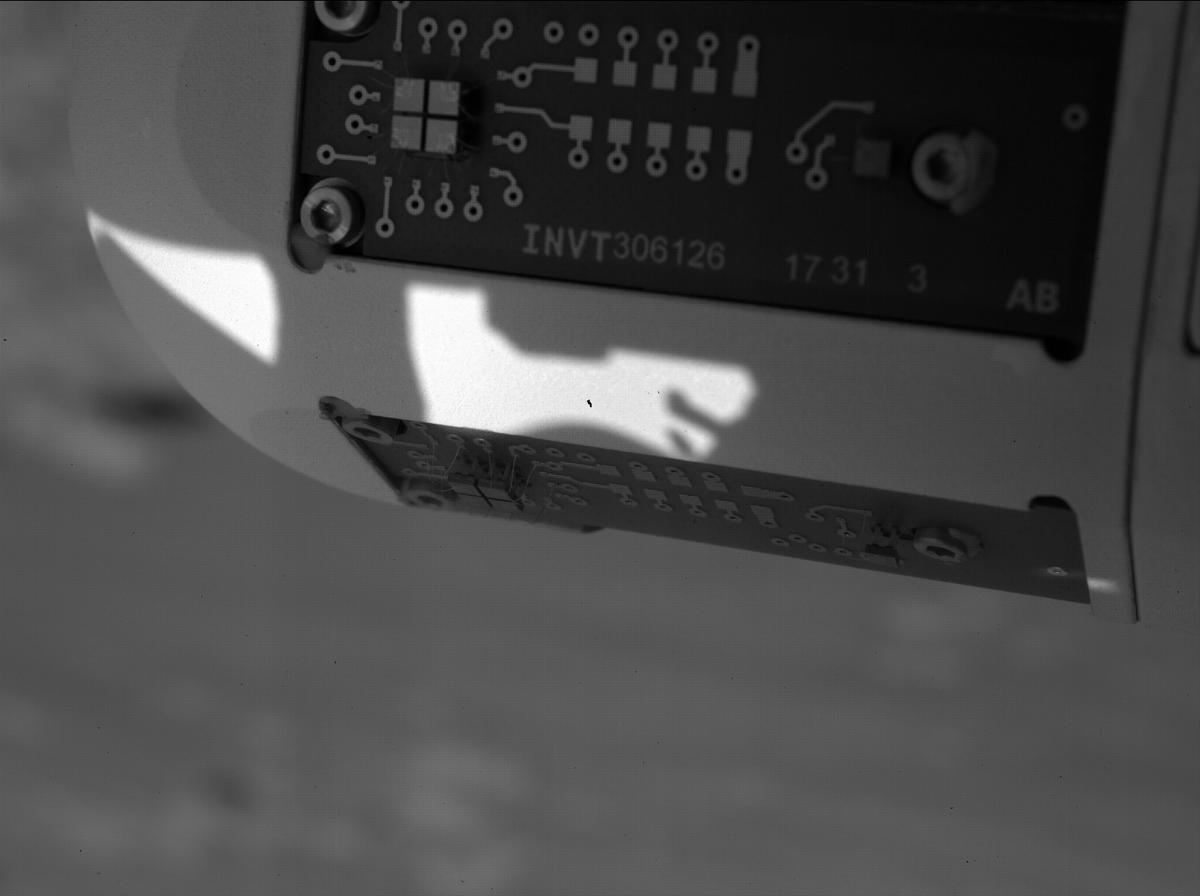 This image was taken by SHERLOC_WATSON onboard NASA's Mars rover Perseverance on Sol 339