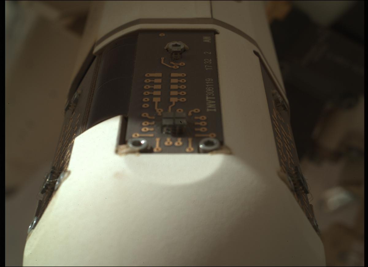 This image was taken by SHERLOC_WATSON onboard NASA's Mars rover Perseverance on Sol 339