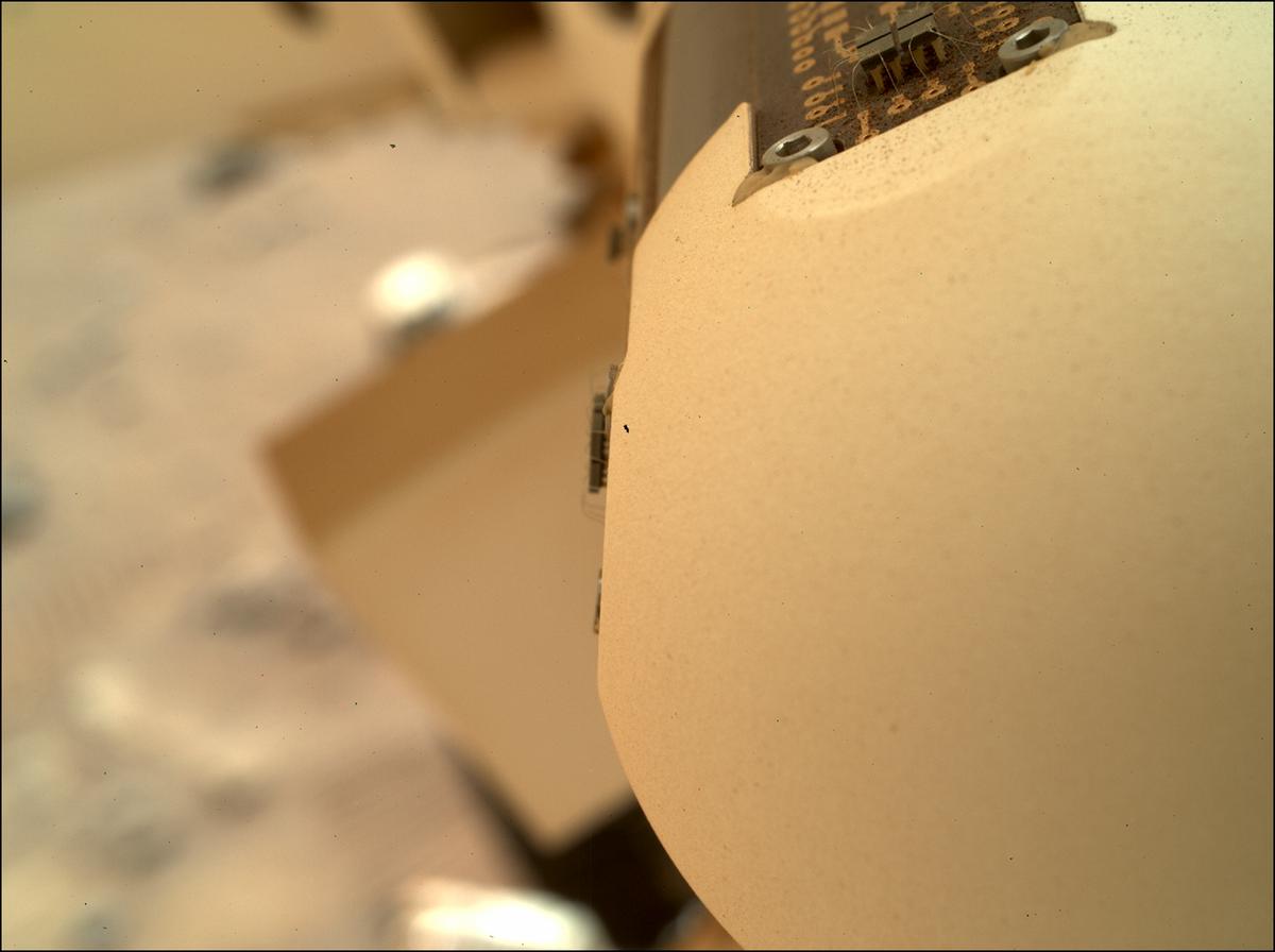 This image was taken by SHERLOC_WATSON onboard NASA's Mars rover Perseverance on Sol 339