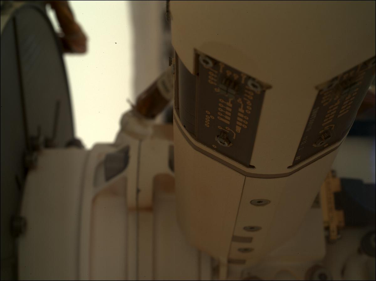 This image was taken by SHERLOC_WATSON onboard NASA's Mars rover Perseverance on Sol 339