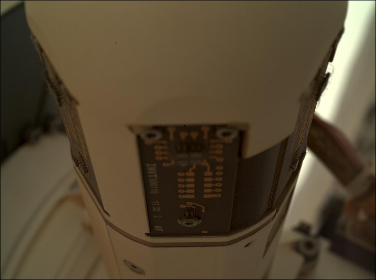 This image was taken by SHERLOC_WATSON onboard NASA's Mars rover Perseverance on Sol 339