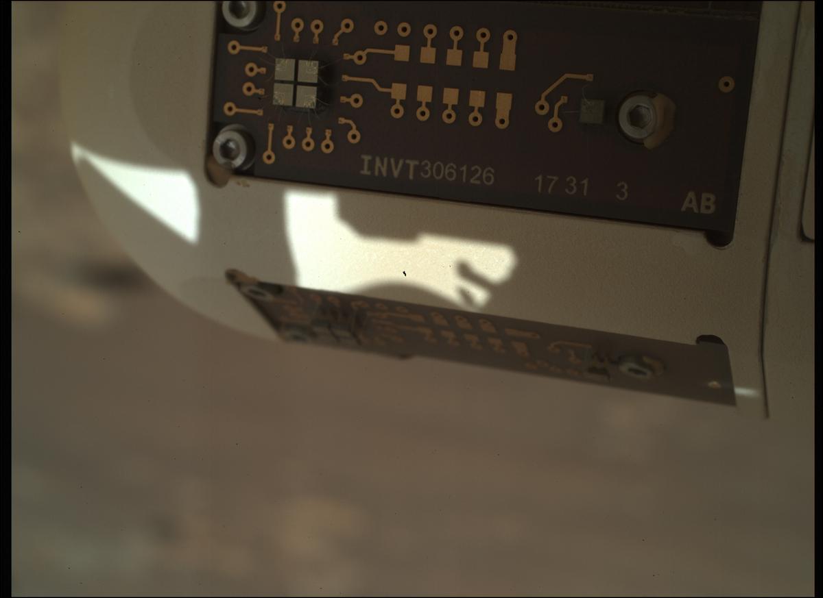 This image was taken by SHERLOC_WATSON onboard NASA's Mars rover Perseverance on Sol 339