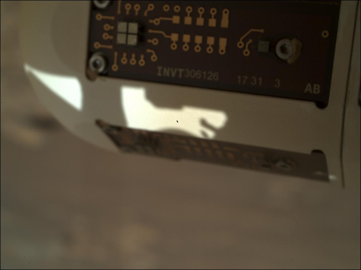 This image was taken by SHERLOC_WATSON onboard NASA's Mars rover Perseverance on Sol 339