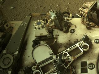 View image taken on Mars, Mars Perseverance Sol 340: Left Navigation Camera (Navcam)