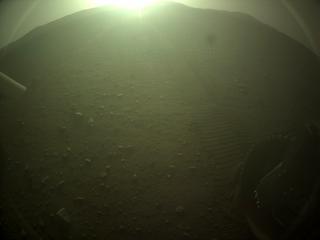 View image taken on Mars, Mars Perseverance Sol 340: Rear Right Hazard Avoidance Camera (Hazcam)