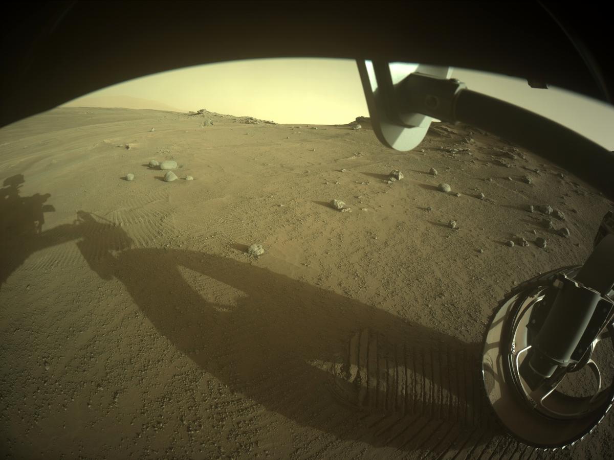 This image was taken by FRONT_HAZCAM_RIGHT_A onboard NASA's Mars rover Perseverance on Sol 341