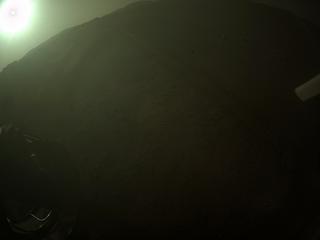 View image taken on Mars, Mars Perseverance Sol 341: Rear Left Hazard Avoidance Camera (Hazcam)