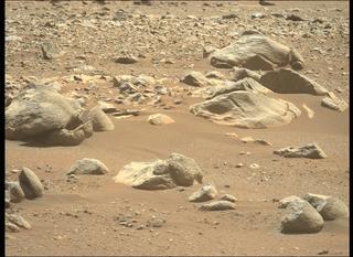 View image taken on Mars, Mars Perseverance Sol 341: Left Mastcam-Z Camera